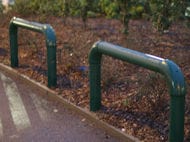 Metal Steel Car Park Barriers Fitted in Bury